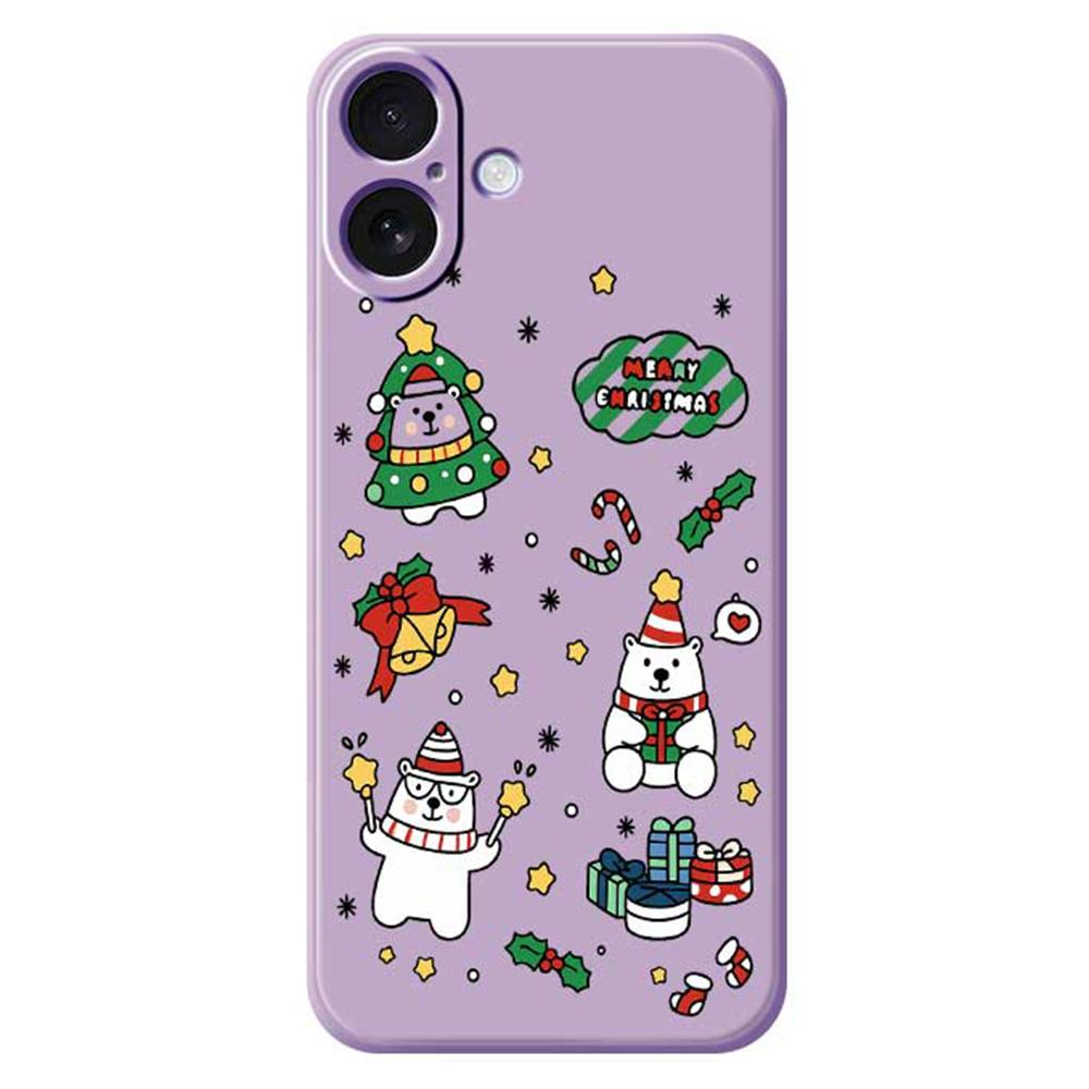 For iPhone 17 Case Christmas Bears Pattern Printing Straight Edge TPU Phone Back Cover C
For iPhone 17 Case Christmas Bears Pattern Printing Straight Edge TPU Phone Back Cover C