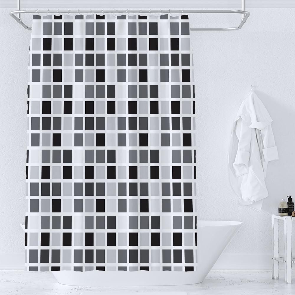 Blue Mosaic Pattern Shower Curtains Waterproof Polyester Bath Curtain Geometrical for Bathroom Home Decor Curtain with Hooks W90xH180cm
Blue Mosaic Pattern Shower Curtains Waterproof Polyester Bath Curtain Geometrical for Bathroom Home Decor Curtain with Hooks W90xH180cm
