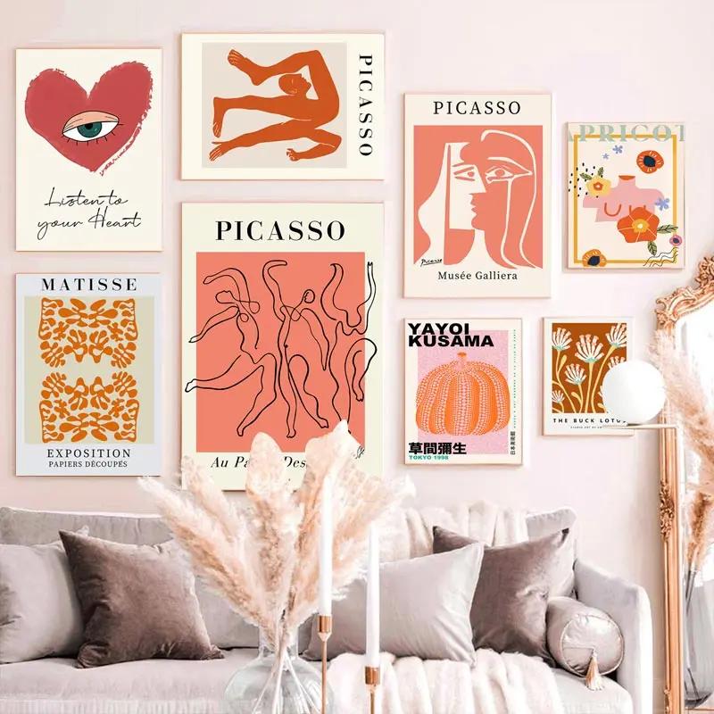 Nordic Abstract Picasso Matisse Yayoi Kusama Posters and Prints Wall Art Canvas Painting Aesthetics Living Room Bedroom Decor 21cm×30cm NoFrame
Nordic Abstract Picasso Matisse Yayoi Kusama Posters and Prints Wall Art Canvas Painting Aesthetics Living Room Bedroom Decor 21cm×30cm NoFrame