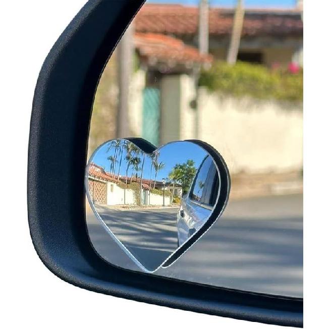 2Pcs Heart Shaped Blind Spot Mirrors for Cars – Convex Rearview Mirror for Enhanced Safety – Universal Fit Stick-On Side Mirror with Cute Heart
2Pcs Heart Shaped Blind Spot Mirrors for Cars – Convex Rearview Mirror for Enhanced Safety – Universal Fit Stick-On Side Mirror with Cute Heart