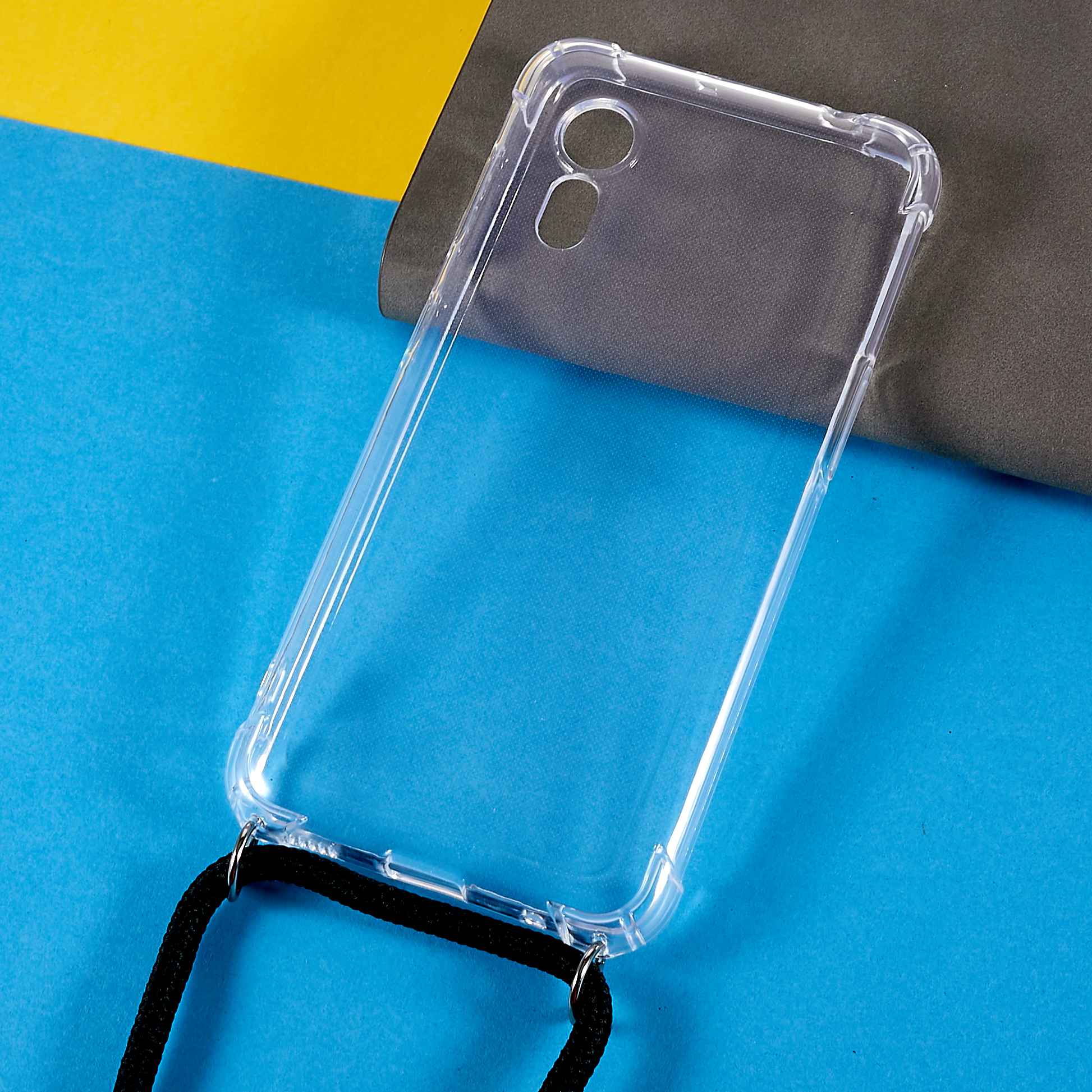 Reinforced Corner TPU Case for Samsung Galaxy Xcover 5,Anti-drop Transparent Phone Cover with Lanyard A
Reinforced Corner TPU Case for Samsung Galaxy Xcover 5,Anti-drop Transparent Phone Cover with Lanyard A