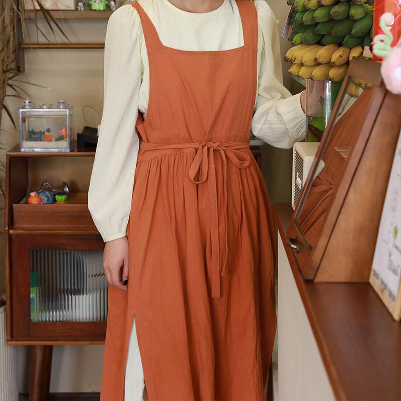 Apron Summer Thin Women s Pure Cotton Breathable Water-Repellent Korean Style Reversible Kitchen Home Work Clothes
Apron Summer Thin Women s Pure Cotton Breathable Water-Repellent Korean Style Reversible Kitchen Home Work Clothes