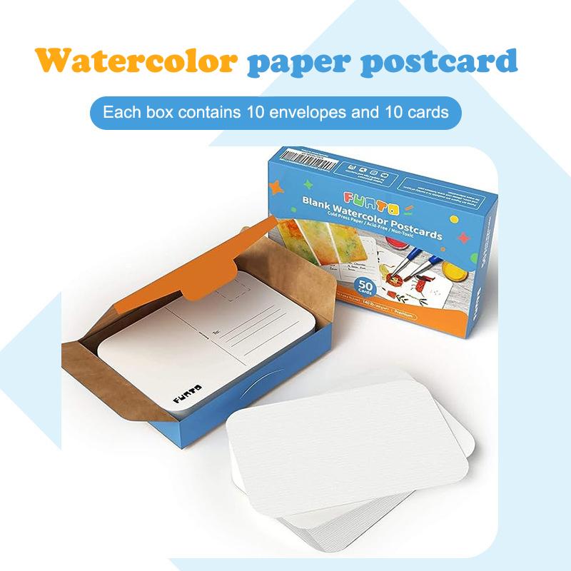 40Pcs Blank Watercolor Paper Postcards Greeting Cards Watercolor Postcards Painting Paper Acid-Free Heavyweight Art Paper
40Pcs Blank Watercolor Paper Postcards Greeting Cards Watercolor Postcards Painting Paper Acid-Free Heavyweight Art Paper
