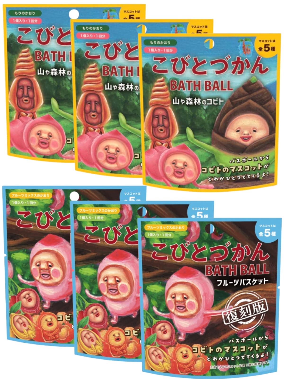 Набор из 6 штук каждого из 6 благодарственных корзин с фруктами для ванны Nor Corporation Kobito Zukan с талисманом гномом горы и леса и мальчиками для ванны (3 тип) +
Набор из 6 штук каждого из 6 благодарственных корзин с фруктами для ванны Nor Corporation Kobito Zukan с талисманом гномом горы и леса и мальчиками для ванны (3 тип) +