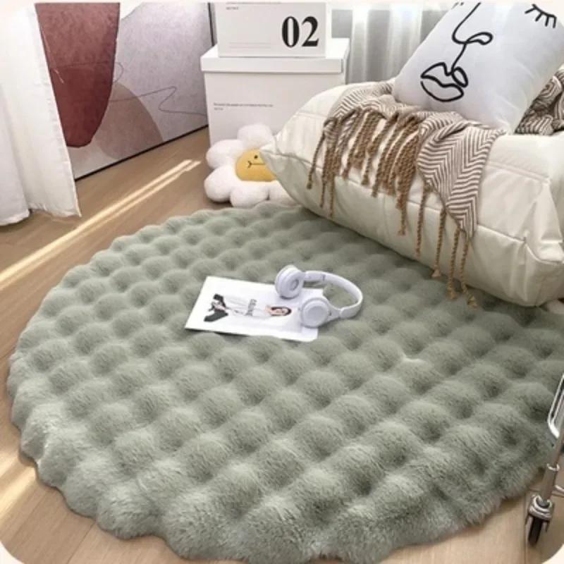 Nordic Round Carpets for Living Room Plush Floor Mat Soft Area Rugges Sleeping Fluffy Mat Non Slip Shaggy Rug Room Decor 120X120CM зелёный
Nordic Round Carpets for Living Room Plush Floor Mat Soft Area Rugges Sleeping Fluffy Mat Non Slip Shaggy Rug Room Decor 120X120CM зелёный