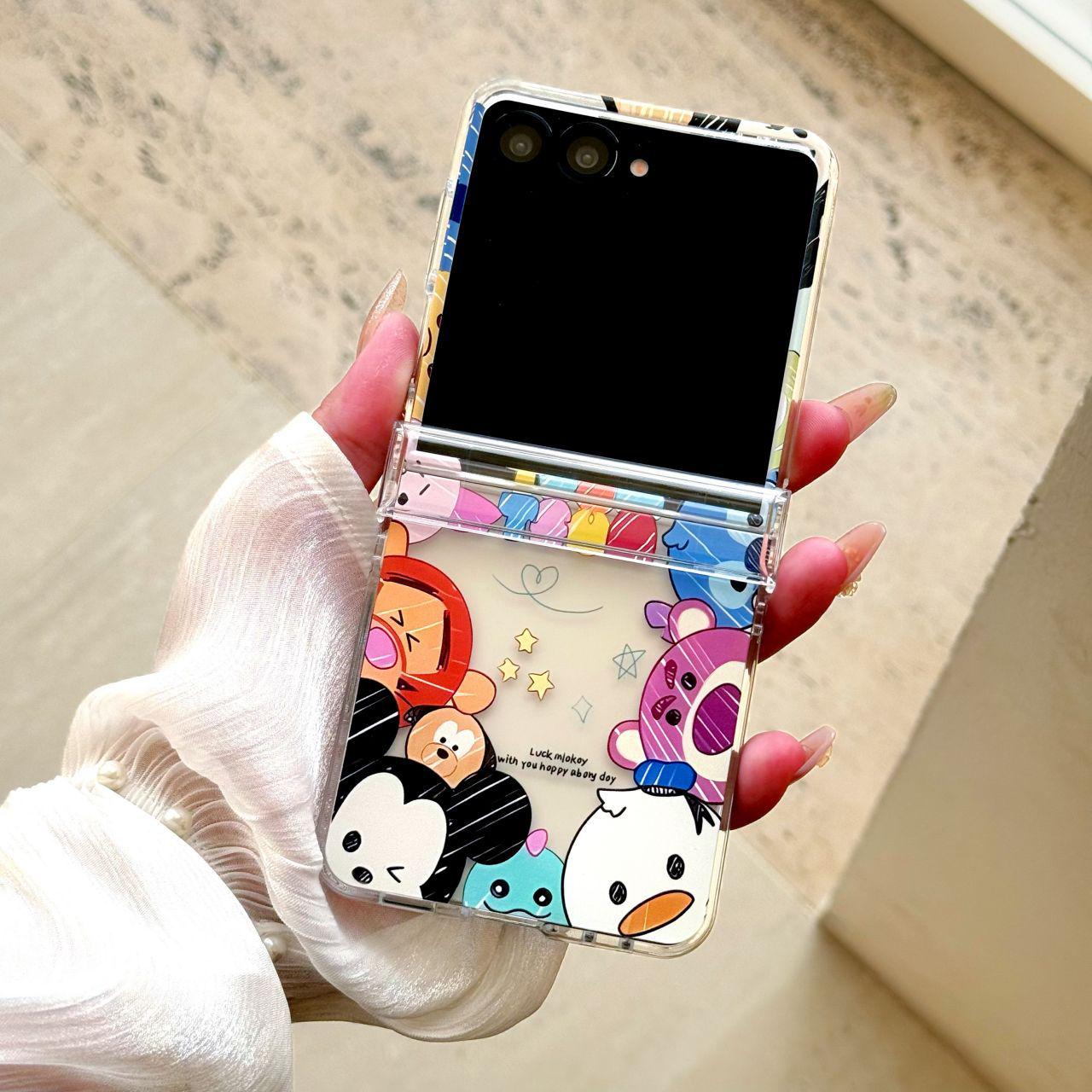 Мультяшный чехол Mickey & Minnie для Samsung Z Flip7, противоударный, для женщин - Креативный, Защита складного экрана, Совместим с Z Flip6 Z Flip 7
Мультяшный чехол Mickey & Minnie для Samsung Z Flip7, противоударный, для женщин - Креативный, Защита складного экрана, Совместим с Z Flip6 Z Flip 7