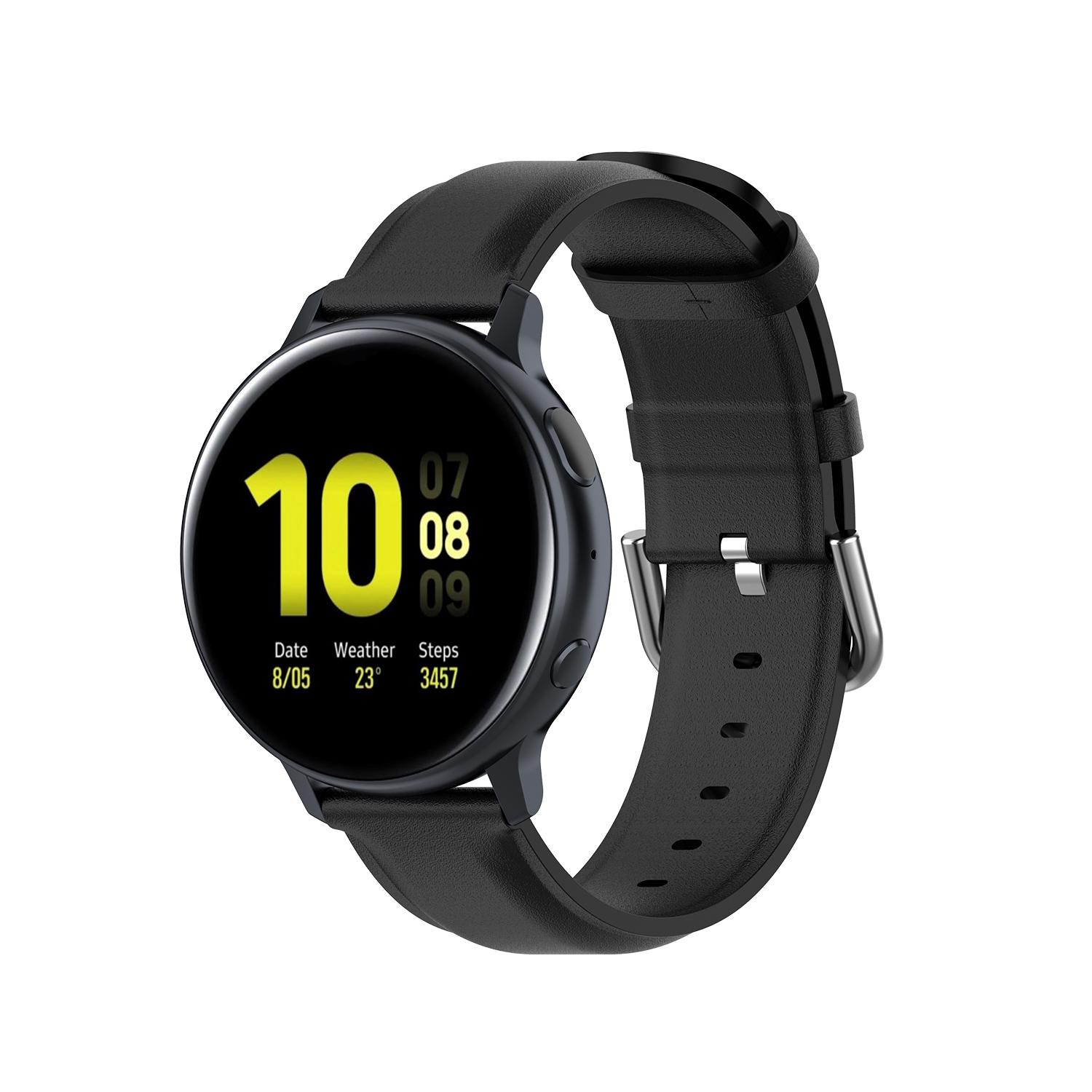 20mm Genuine Leather Smart Watch Band Replacement for Samsung Galaxy Watch Active2/Huawei Watch GT 3 42mm Grey
20mm Genuine Leather Smart Watch Band Replacement for Samsung Galaxy Watch Active2/Huawei Watch GT 3 42mm Grey