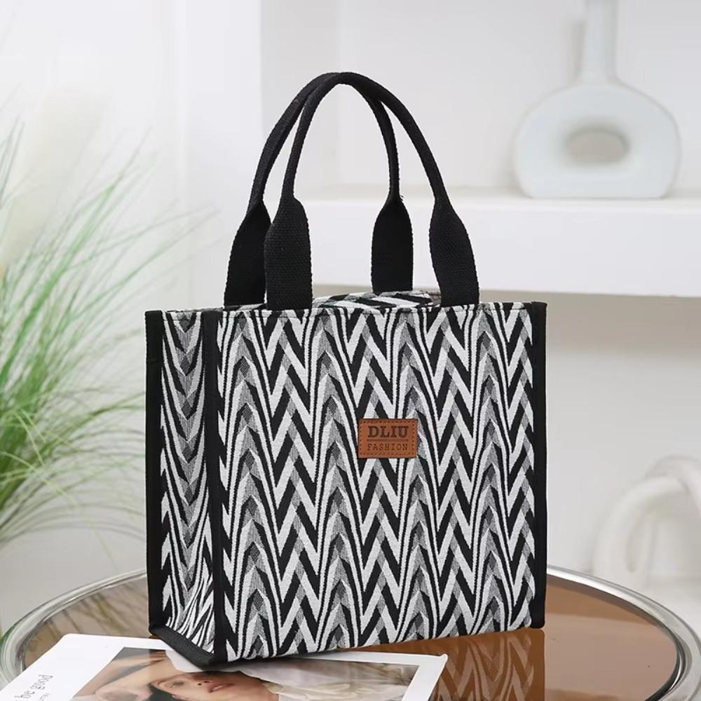 Retro Chevron Pattern Women s Tote Bag Canvas Zipper Lunch Bag Large Capacity Portable Letter Patch Decor Handbag чёрный
Retro Chevron Pattern Women s Tote Bag Canvas Zipper Lunch Bag Large Capacity Portable Letter Patch Decor Handbag чёрный