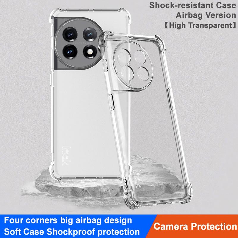 IMAK For OnePlus 11 5G Protective Phone Case Four Corner Airbag Soft TPU Anti-scratch Mobile Phone Back Cover Transparent
IMAK For OnePlus 11 5G Protective Phone Case Four Corner Airbag Soft TPU Anti-scratch Mobile Phone Back Cover Transparent