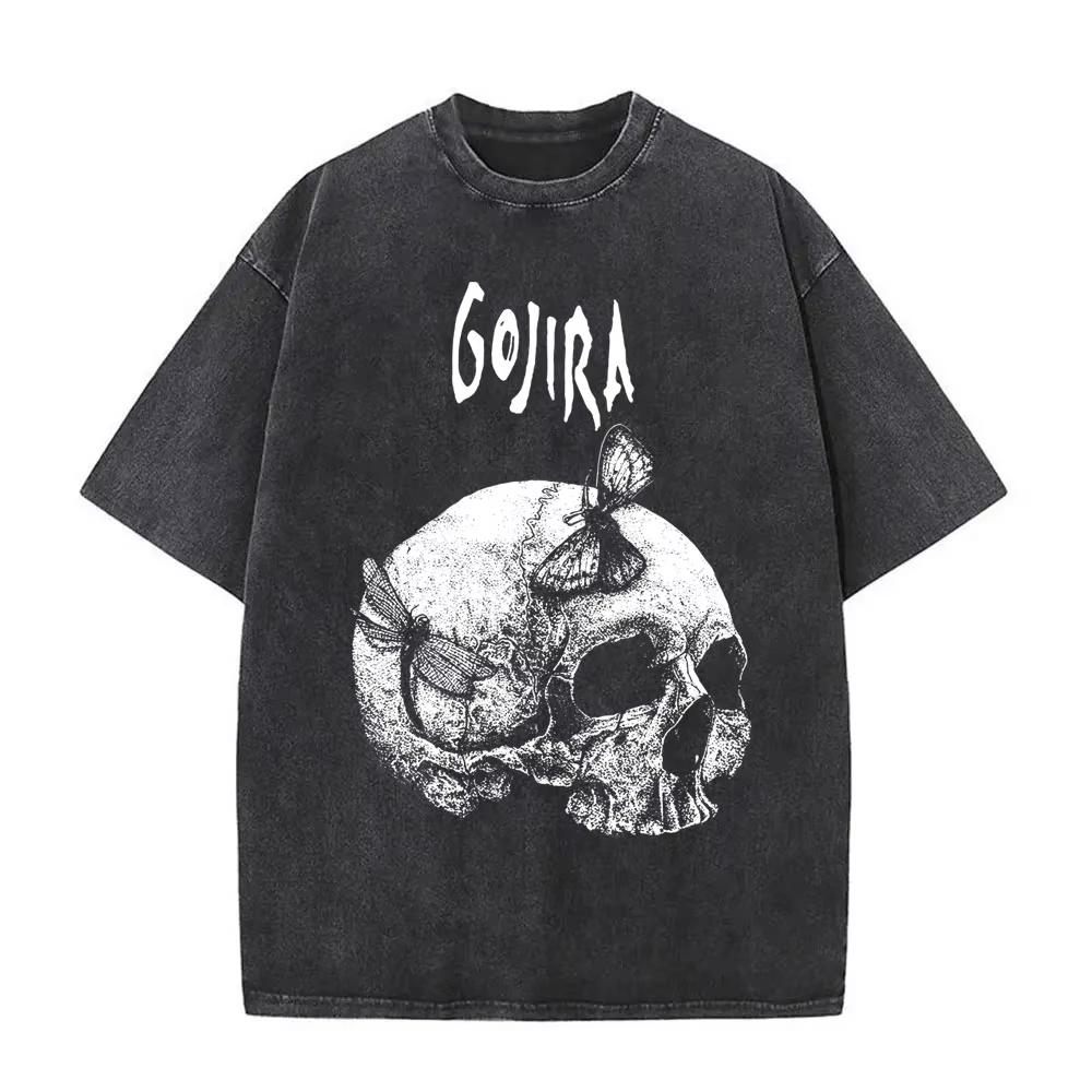 Washed Vintage Metal Rock Band Gojira Tshirt Magma T Shirt Fortitude Tshirts Mens Women Fashion Oversized T Shirts Streetwear L
Washed Vintage Metal Rock Band Gojira Tshirt Magma T Shirt Fortitude Tshirts Mens Women Fashion Oversized T Shirts Streetwear L