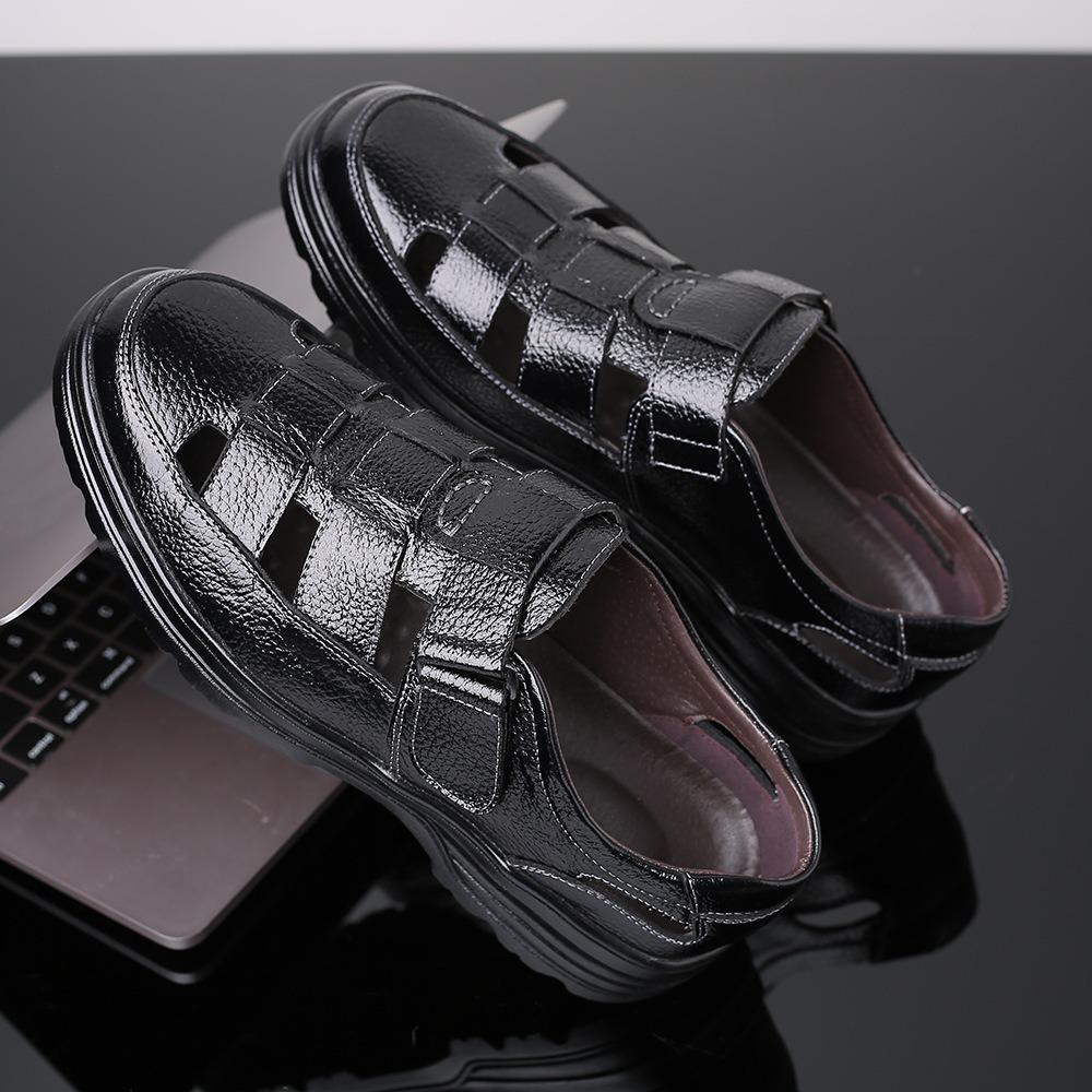Mens Casual Sandals Genuine Leather Breathable Hook Loop Flat Heel Closed Toe 48 коричневий
Mens Casual Sandals Genuine Leather Breathable Hook Loop Flat Heel Closed Toe 48 коричневий