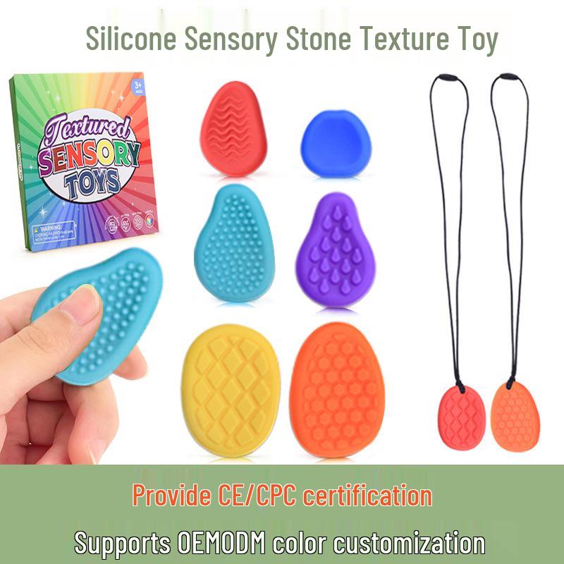 Children s Decompression Silicone Fidget Toy - Soft Texture Worry Stone Sensory Aid Regular
Children s Decompression Silicone Fidget Toy - Soft Texture Worry Stone Sensory Aid Regular