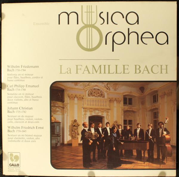 LP Record ENSEMBLE MUSICA ORPHEA La Famille Bach GALLO30234 Gallo France Classical Used
LP Record ENSEMBLE MUSICA ORPHEA La Famille Bach GALLO30234 Gallo France Classical Used