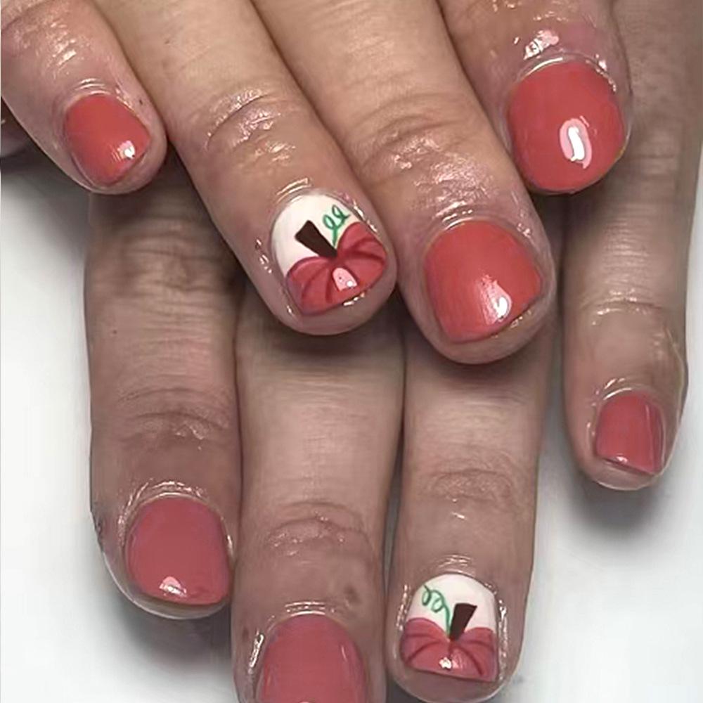 Glossy Pumpkin Glitter Nail Art: 24 Piece Fake Nail Set for Autumn Winter and Thanksgiving
Glossy Pumpkin Glitter Nail Art: 24 Piece Fake Nail Set for Autumn Winter and Thanksgiving