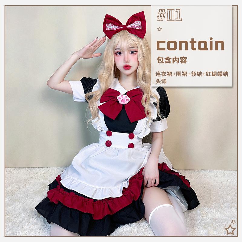Костюм горничной на Хэллоуин Готический Дьявольский красный Колледж Лолита Платье Лолиты XXL
Костюм горничной на Хэллоуин Готический Дьявольский красный Колледж Лолита Платье Лолиты XXL