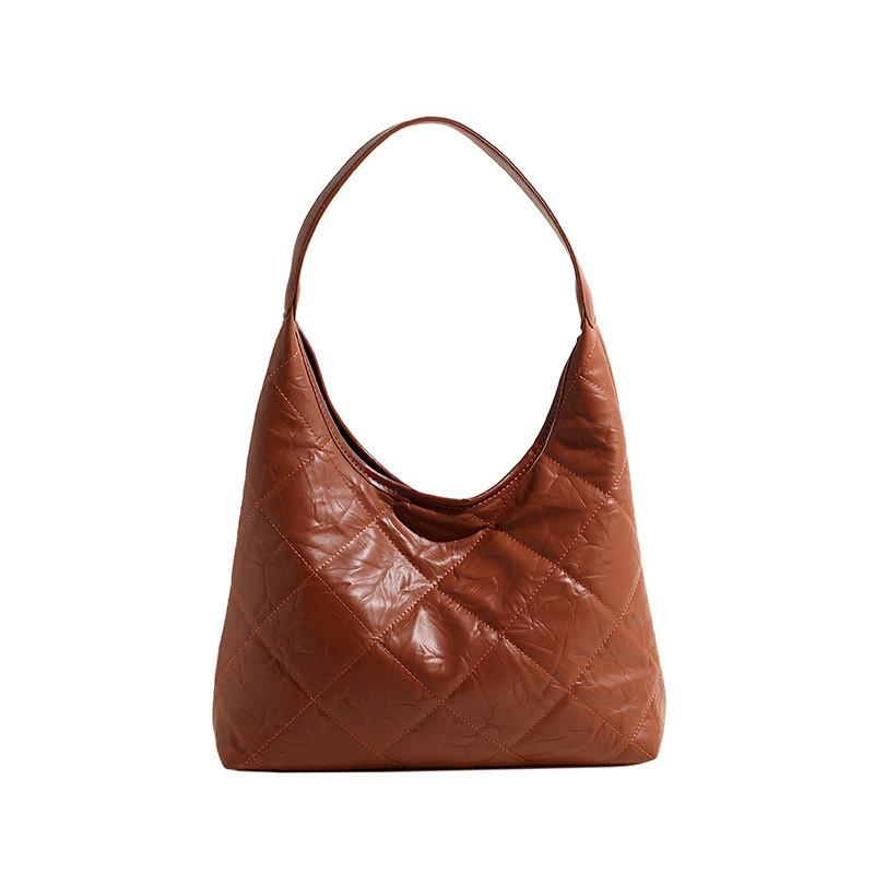 2023 New Urban Style Women s Shoulder Bag Underarm Bag Mela Pure Color Diamond Large Capacity Tote Bag коричневий
2023 New Urban Style Women s Shoulder Bag Underarm Bag Mela Pure Color Diamond Large Capacity Tote Bag коричневий