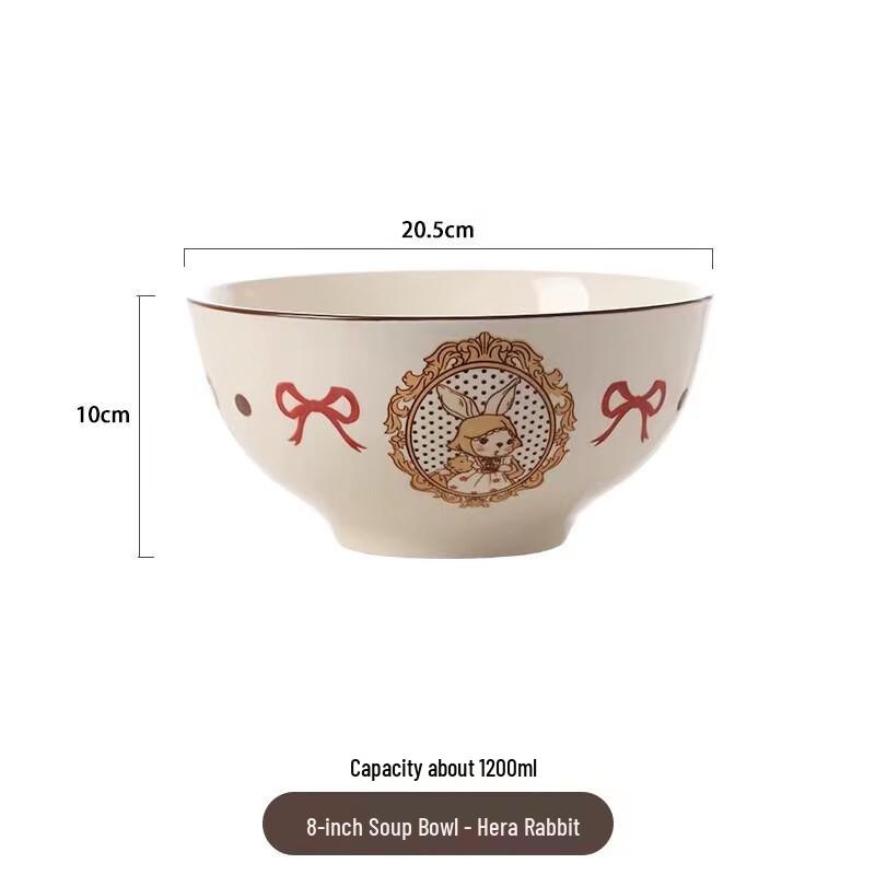LISM French Retro Pastoral Ceramic Bowl
LISM French Retro Pastoral Ceramic Bowl