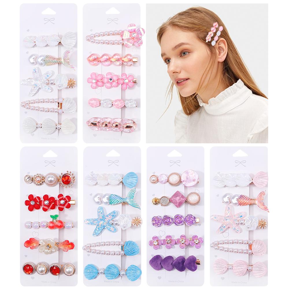 5-Piece Set New Women s Fashionable Hair Clip Accessories Simple Matching Hair Card Girls Side Clip Gifts Headwear Size fits all
5-Piece Set New Women s Fashionable Hair Clip Accessories Simple Matching Hair Card Girls Side Clip Gifts Headwear Size fits all