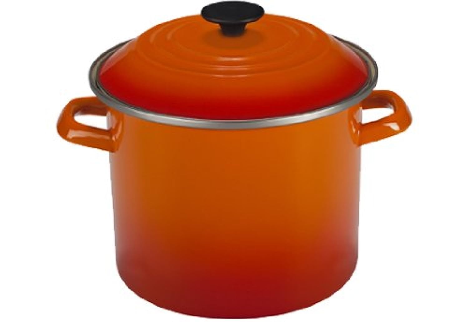 Le Creuset Stockpot, Enameled Steel, 6-Quart, with 8-Quart Frame, Orange, N4100-222
Le Creuset Stockpot, Enameled Steel, 6-Quart, with 8-Quart Frame, Orange, N4100-222