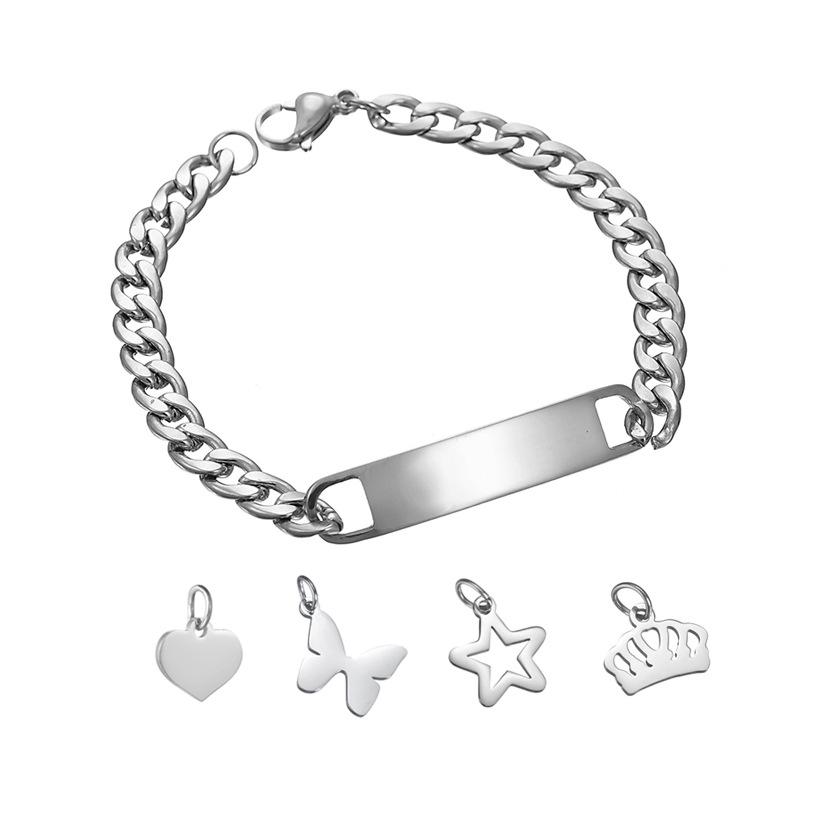 Engraved Heart & Eye Stainless Steel Bracelet with UV Color Printing No Pendant
Engraved Heart & Eye Stainless Steel Bracelet with UV Color Printing No Pendant