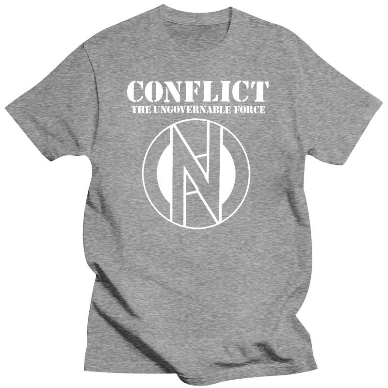 Black t shirt for shirt Conflict - Ungovernable Force Shirt Punk Peace Anarcho Punk Crass Subhumans Popular Style T-shirt 4XL
Black t shirt for shirt Conflict - Ungovernable Force Shirt Punk Peace Anarcho Punk Crass Subhumans Popular Style T-shirt 4XL