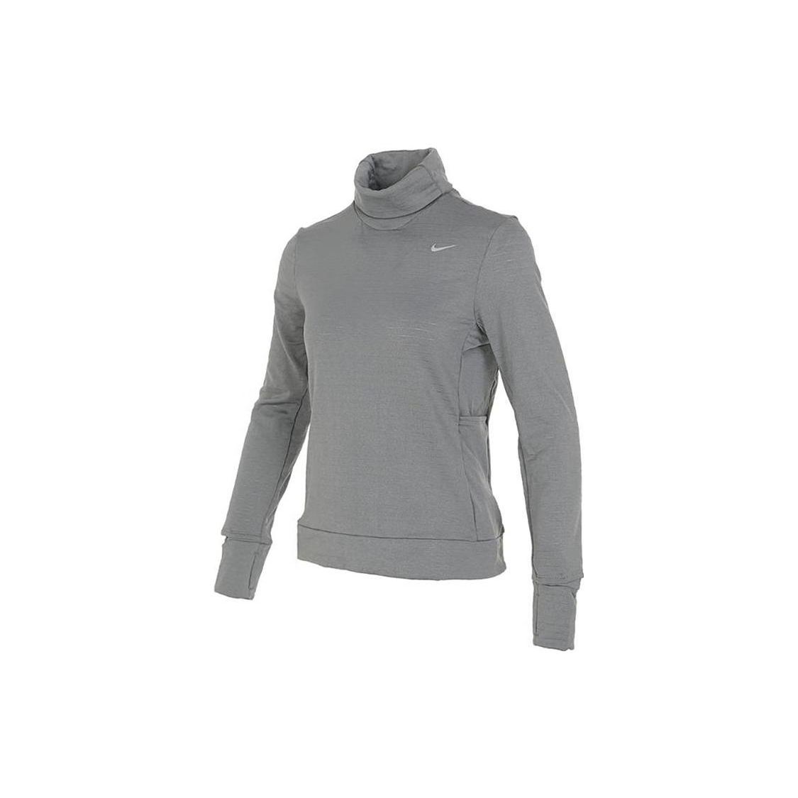 Nike Therma-Fit однотонный спортивный тренировочный беговой трикотажный топ с длинным рукавом для женщин, серый FB5307-084 L
Nike Therma-Fit однотонный спортивный тренировочный беговой трикотажный топ с длинным рукавом для женщин, серый FB5307-084 L
