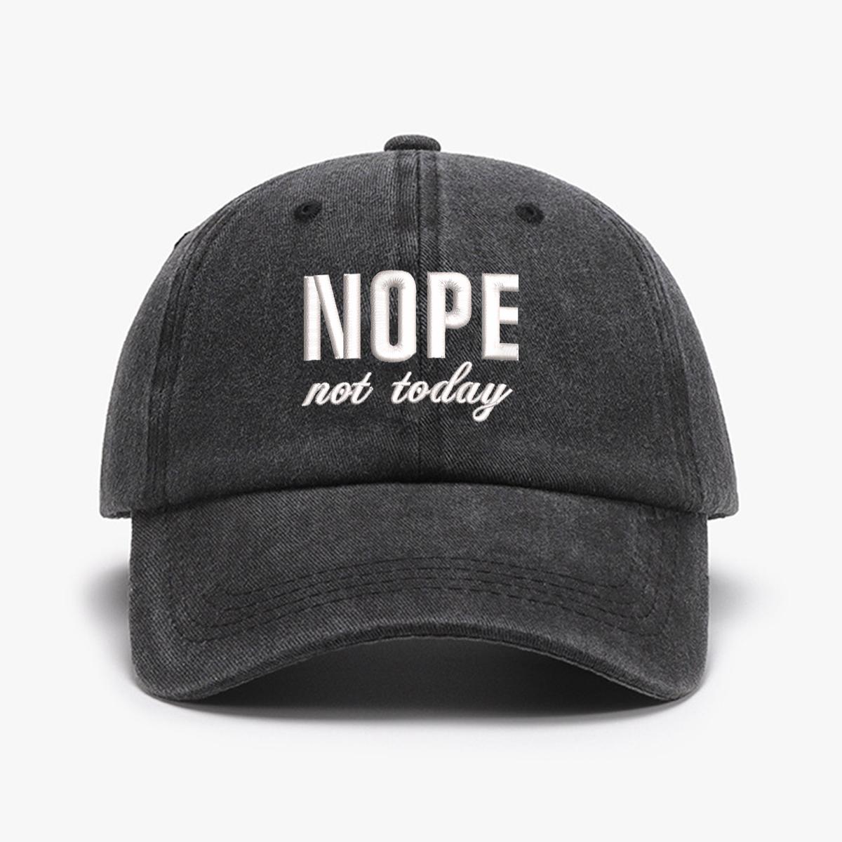 1 not today embroidery printed baseball cap outdoor fashion accessory hat, adjustable, lightweight, unisex, as a holiday gift чорний
1 not today embroidery printed baseball cap outdoor fashion accessory hat, adjustable, lightweight, unisex, as a holiday gift чорний
