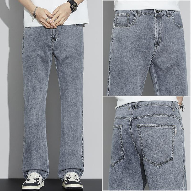 Tencel soft summer wide-leg American vibe micro-flare pants, versatile straight-leg high-rise jeans, fashionable and cool 38
Tencel soft summer wide-leg American vibe micro-flare pants, versatile straight-leg high-rise jeans, fashionable and cool 38