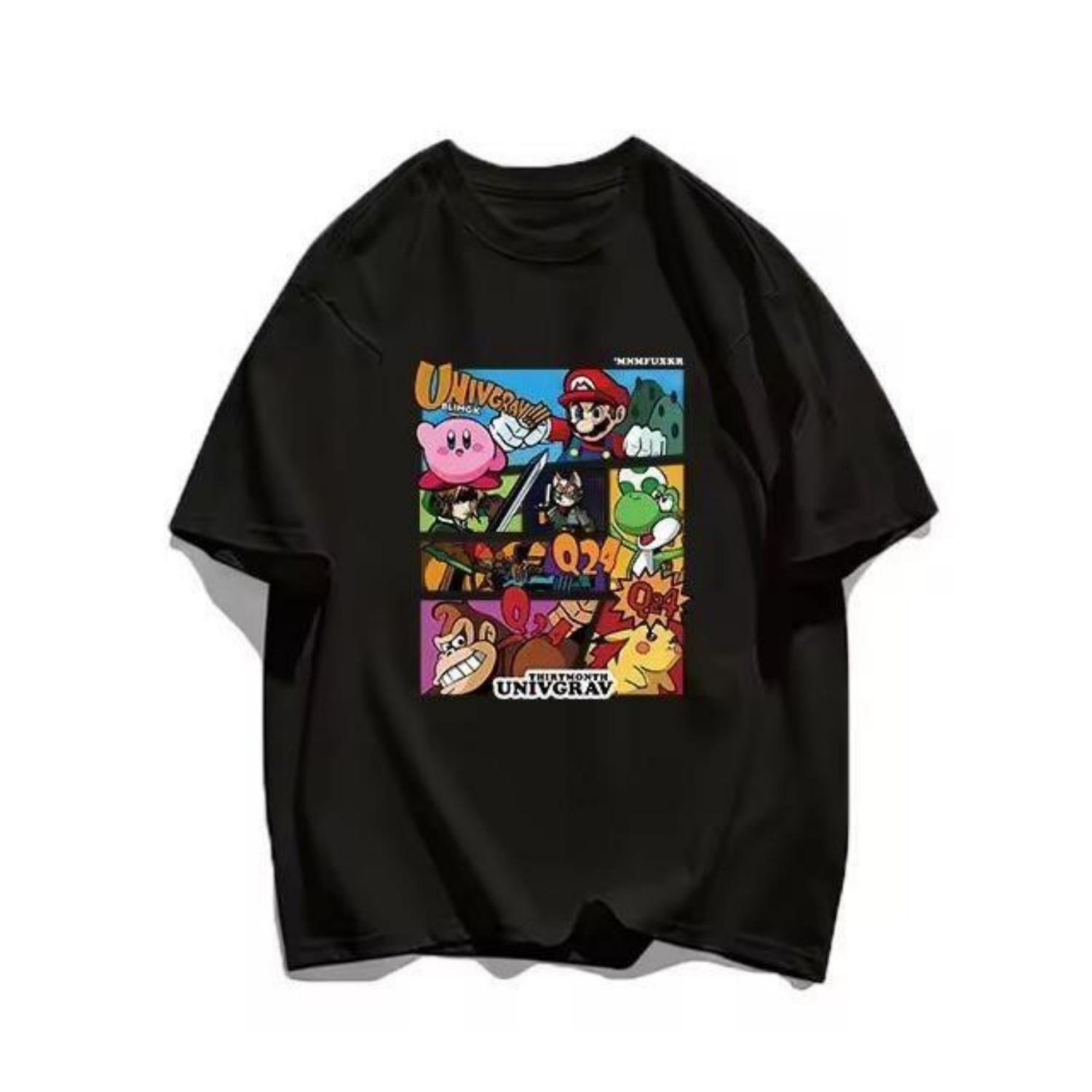 New Cartoon Mario Pattern Girl T Shirt Sanr Lovely Tee Clothing Letter S-Xxxl T-Shirts Personality Holiday Short Sleeved S чёрный
New Cartoon Mario Pattern Girl T Shirt Sanr Lovely Tee Clothing Letter S-Xxxl T-Shirts Personality Holiday Short Sleeved S чёрный