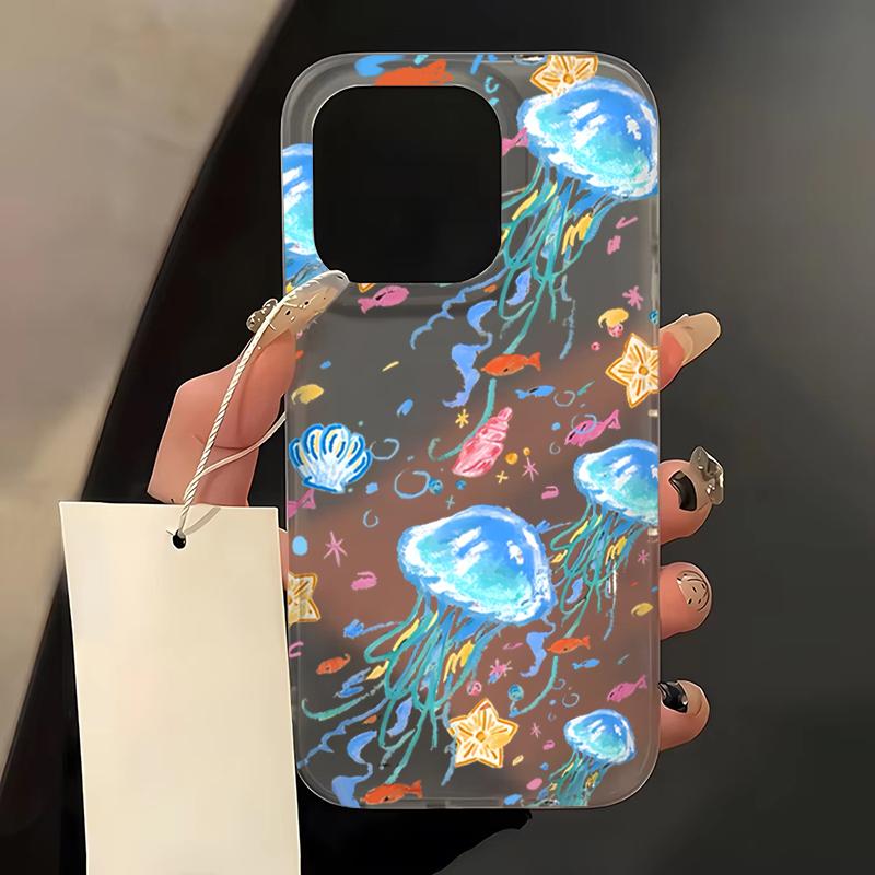 Ocean Jellyfish Print Phone Case For iPhone 17 16 15 14 13 12 11 Pro Max 16E XS X XR 7 8 Plus 12 Mini Shockproof Silicone Cover iPhone 16
Ocean Jellyfish Print Phone Case For iPhone 17 16 15 14 13 12 11 Pro Max 16E XS X XR 7 8 Plus 12 Mini Shockproof Silicone Cover iPhone 16