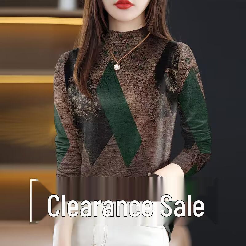 Elder Women s Fleece-Lined Long Sleeve Semi-High Neck Tummy Covering Print Top M (Recommended for 40-48 kg)
Elder Women s Fleece-Lined Long Sleeve Semi-High Neck Tummy Covering Print Top M (Recommended for 40-48 kg)