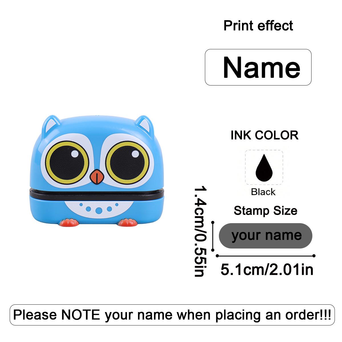 Cute Custom Kids Name Stamp Signature Personalized Name Stamp Quick-drying Ink Kindergarten Clothing Label Customized Text Seal
Cute Custom Kids Name Stamp Signature Personalized Name Stamp Quick-drying Ink Kindergarten Clothing Label Customized Text Seal