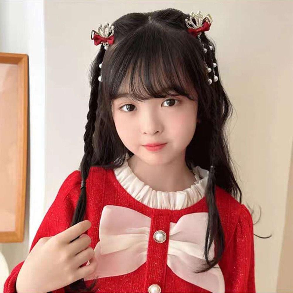 Tools Pearl Crown Tassel Kids Hair Claw Kids Girl Hairpin Hair Accessory Korean Style Hair Clip
Tools Pearl Crown Tassel Kids Hair Claw Kids Girl Hairpin Hair Accessory Korean Style Hair Clip