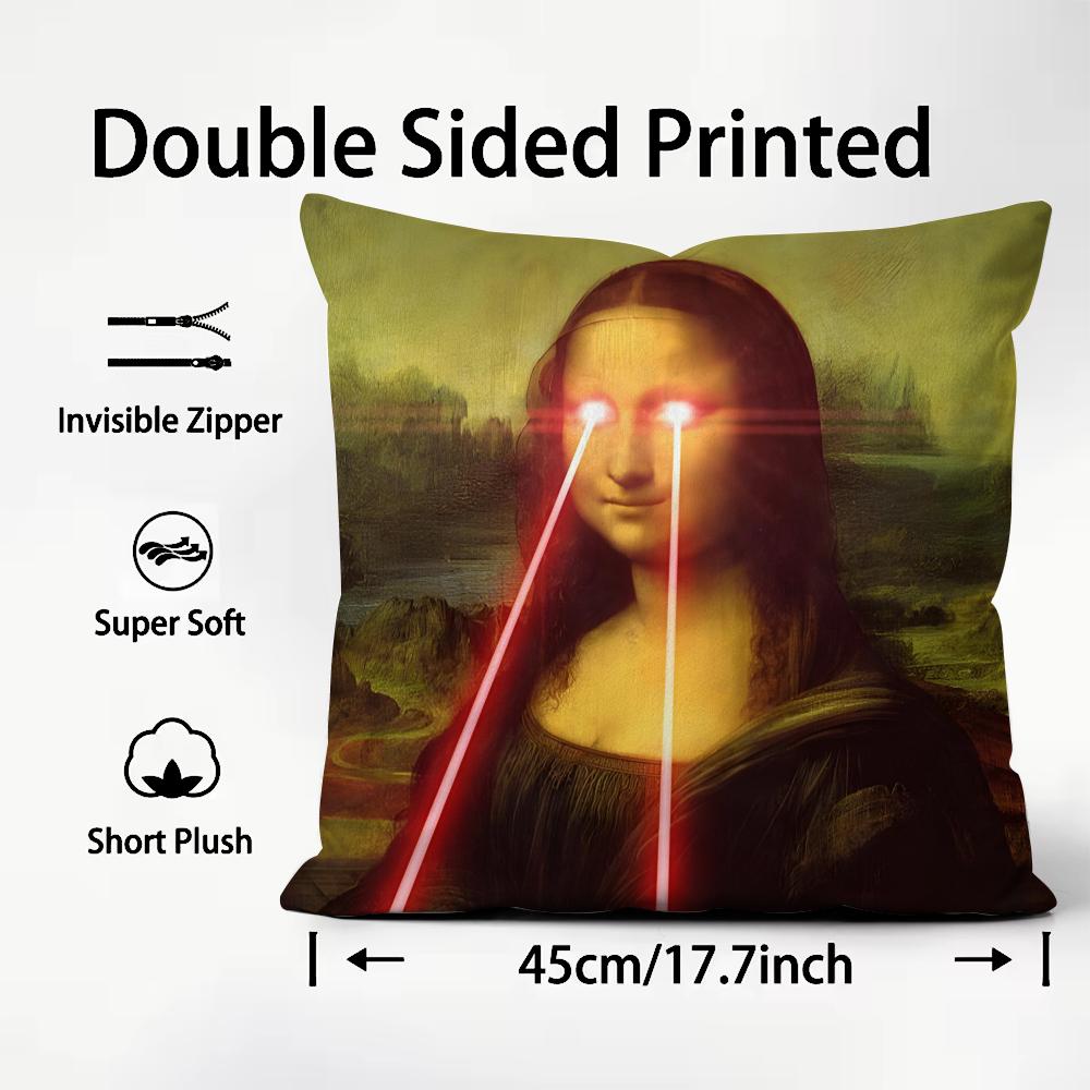 Modern Art Funny Mona Lisa Cushion Cover Plush Fabric Soft DoubleSided Printed Sofa Warm Winter Home Child Gift Pillow Case 30x30cm
Modern Art Funny Mona Lisa Cushion Cover Plush Fabric Soft DoubleSided Printed Sofa Warm Winter Home Child Gift Pillow Case 30x30cm