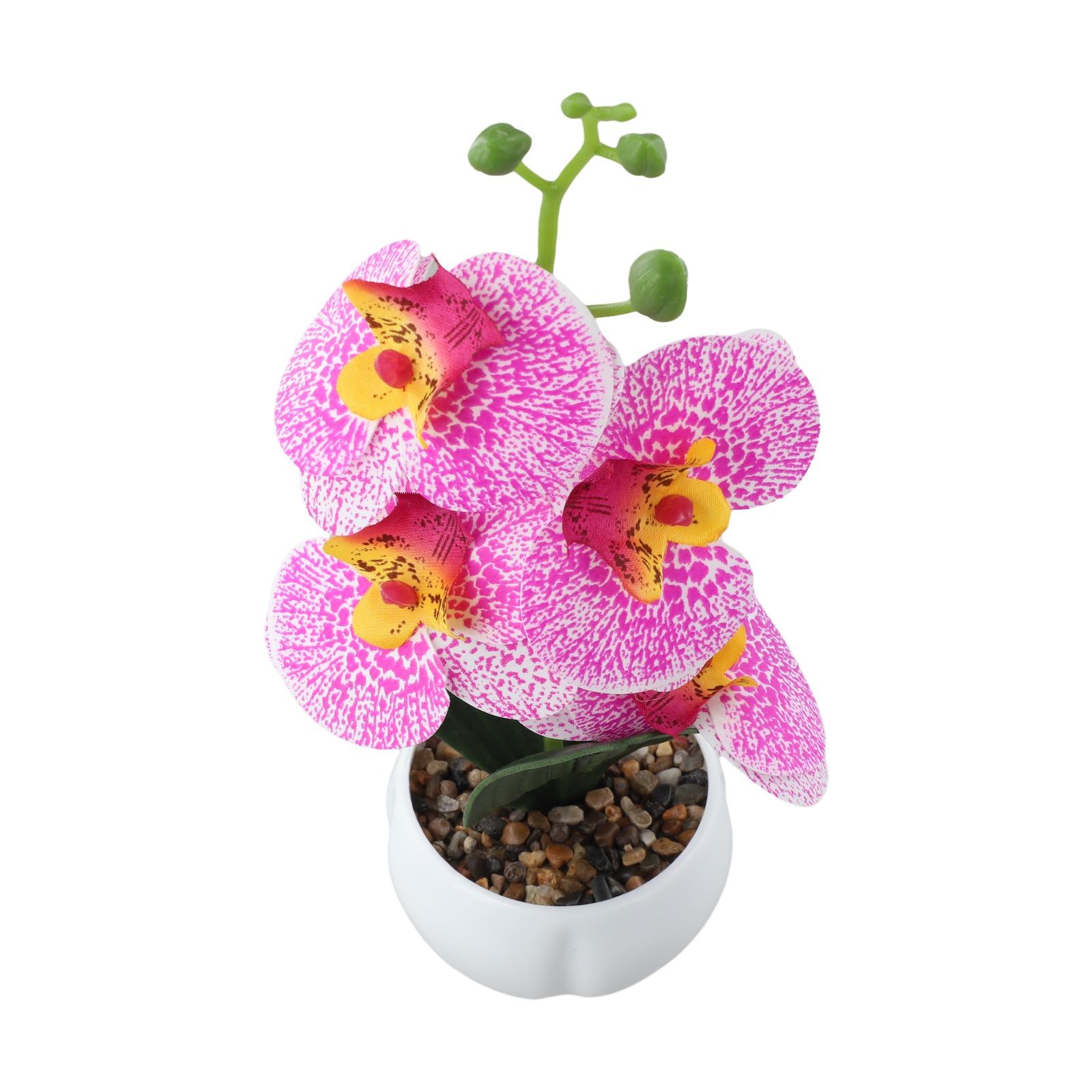 Orchid Artificial Orchid Ornament 30*16*16cm 3D Printed Decorative Plant Lifelike Flower Appearance For Home Decor рожевий
Orchid Artificial Orchid Ornament 30*16*16cm 3D Printed Decorative Plant Lifelike Flower Appearance For Home Decor рожевий