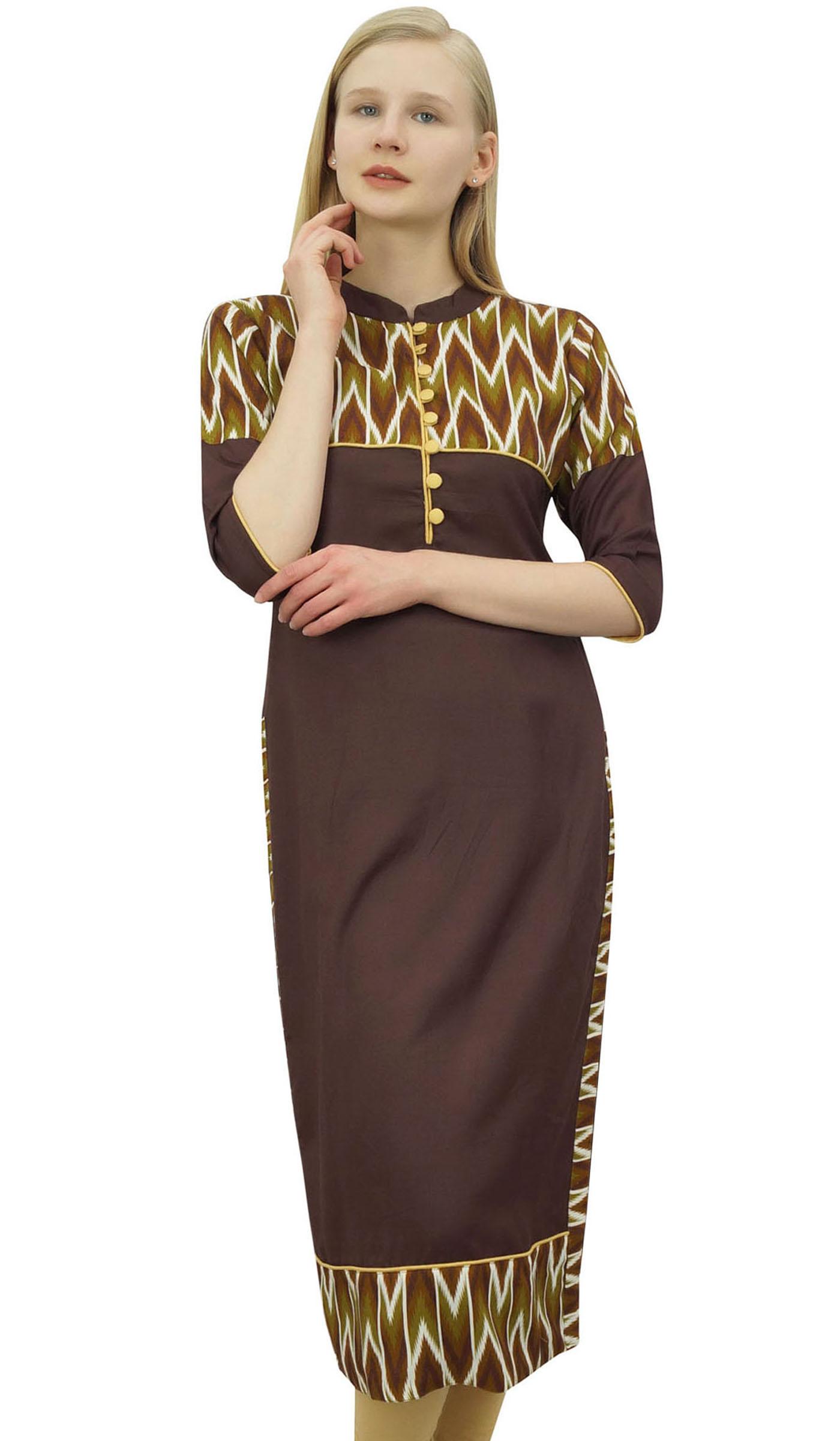 Женская коричневая туника Pphagun с рукавами 3 и 4 из вискозы Kurta Kurti Повседневная формальная одежда 10 коричневый
Женская коричневая туника Pphagun с рукавами 3 и 4 из вискозы Kurta Kurti Повседневная формальная одежда 10 коричневый
