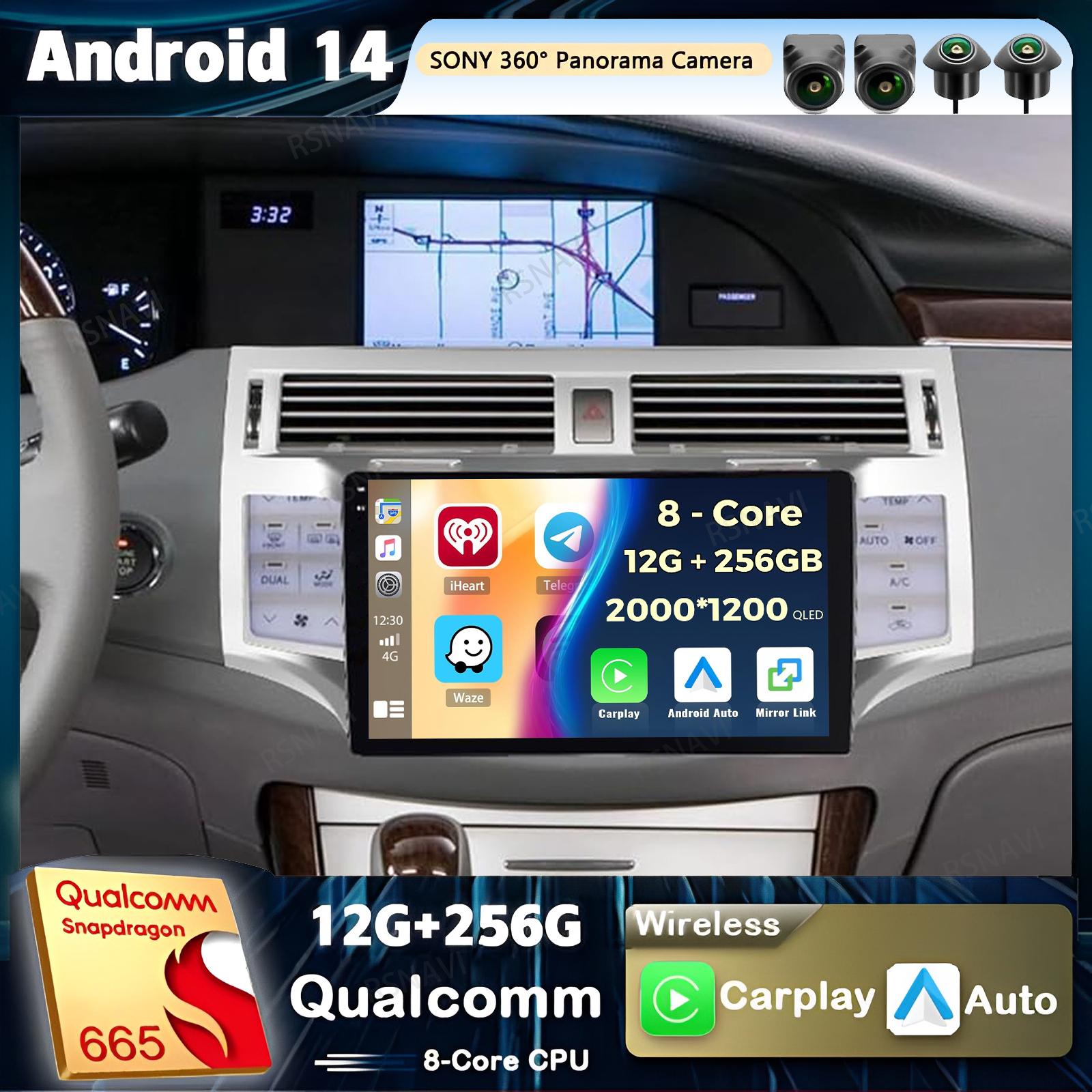 Android 14 Carplay Auto For Toyota Avalon 3 2005 2006 2007 - 2010 Car Radio Player Multimedia stereo Navigation DSP video BT DVD
Android 14 Carplay Auto For Toyota Avalon 3 2005 2006 2007 - 2010 Car Radio Player Multimedia stereo Navigation DSP video BT DVD