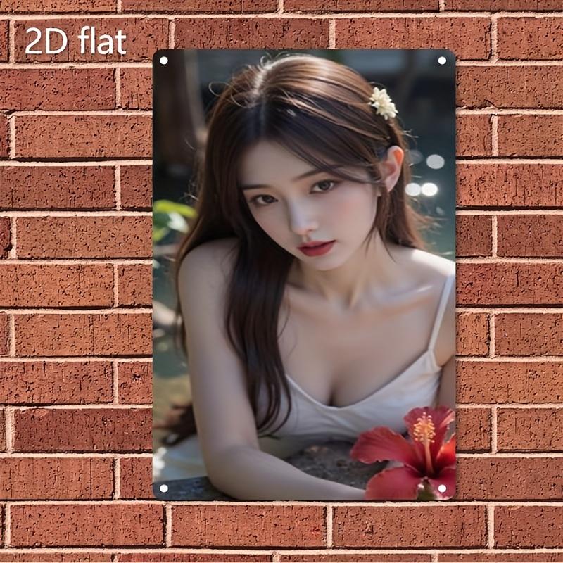 Korean Beauty Art Metal Sign Vintage Woman Portrait with Red Lips Hanbok Iron Wall Decor for Home Cafe Bar Easy Hang Hole 20x30cm
Korean Beauty Art Metal Sign Vintage Woman Portrait with Red Lips Hanbok Iron Wall Decor for Home Cafe Bar Easy Hang Hole 20x30cm