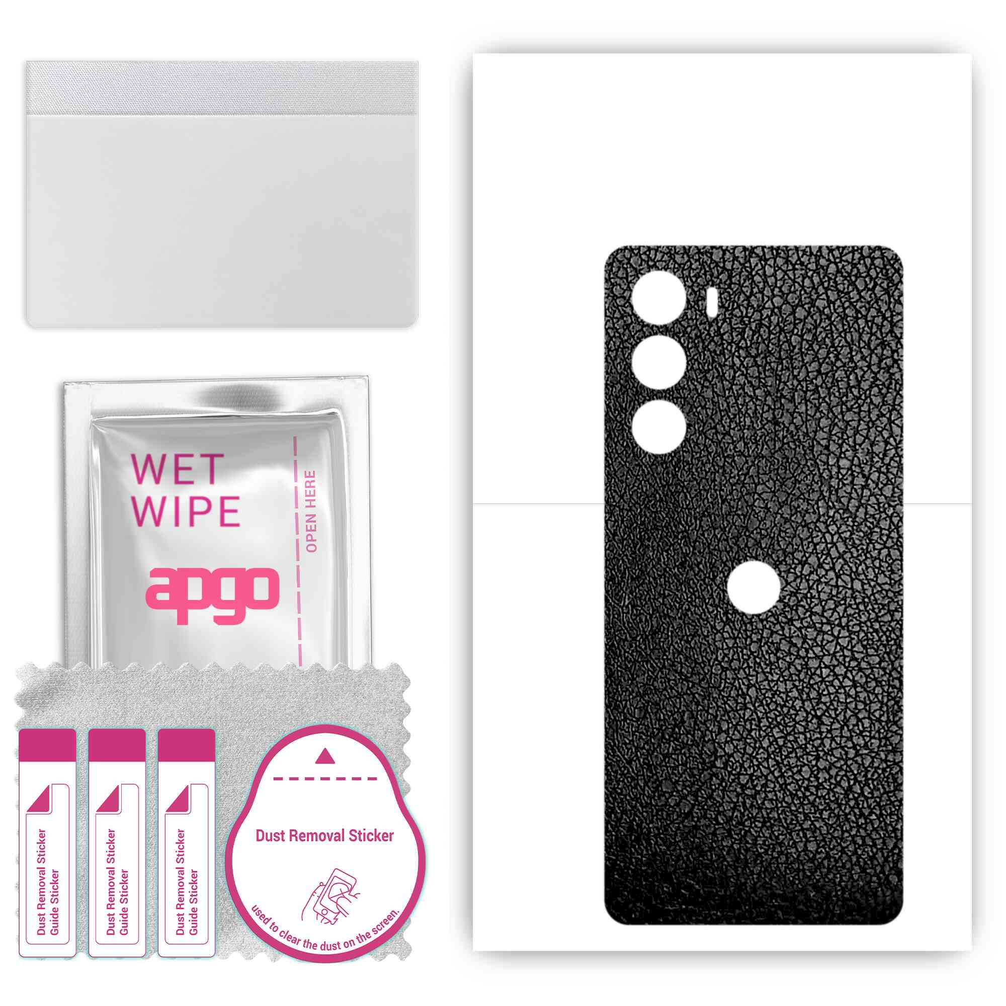 Apgo Protective Skin Sticker для задньої панелі, сумісної з Moto G200 5G Dual SIM, Wrap Film, Foil, Vinyl - Pattern Black Leather
Apgo Protective Skin Sticker для задньої панелі, сумісної з Moto G200 5G Dual SIM, Wrap Film, Foil, Vinyl - Pattern Black Leather