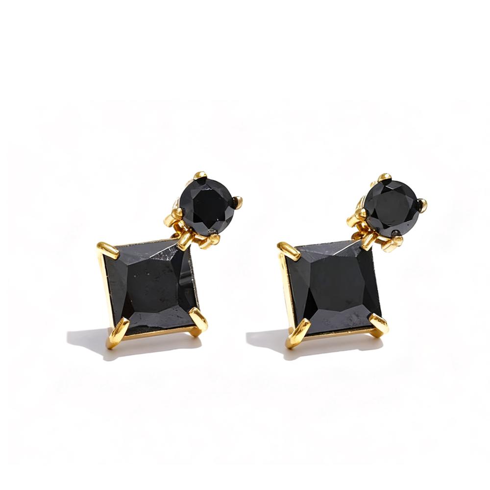 Yhpup Multicolor Shiny Cubic Zirconia Stainless Steel Square Chic Stud Earrings Delicate Fashion Women Daily Waterproof Jewelry
Yhpup Multicolor Shiny Cubic Zirconia Stainless Steel Square Chic Stud Earrings Delicate Fashion Women Daily Waterproof Jewelry