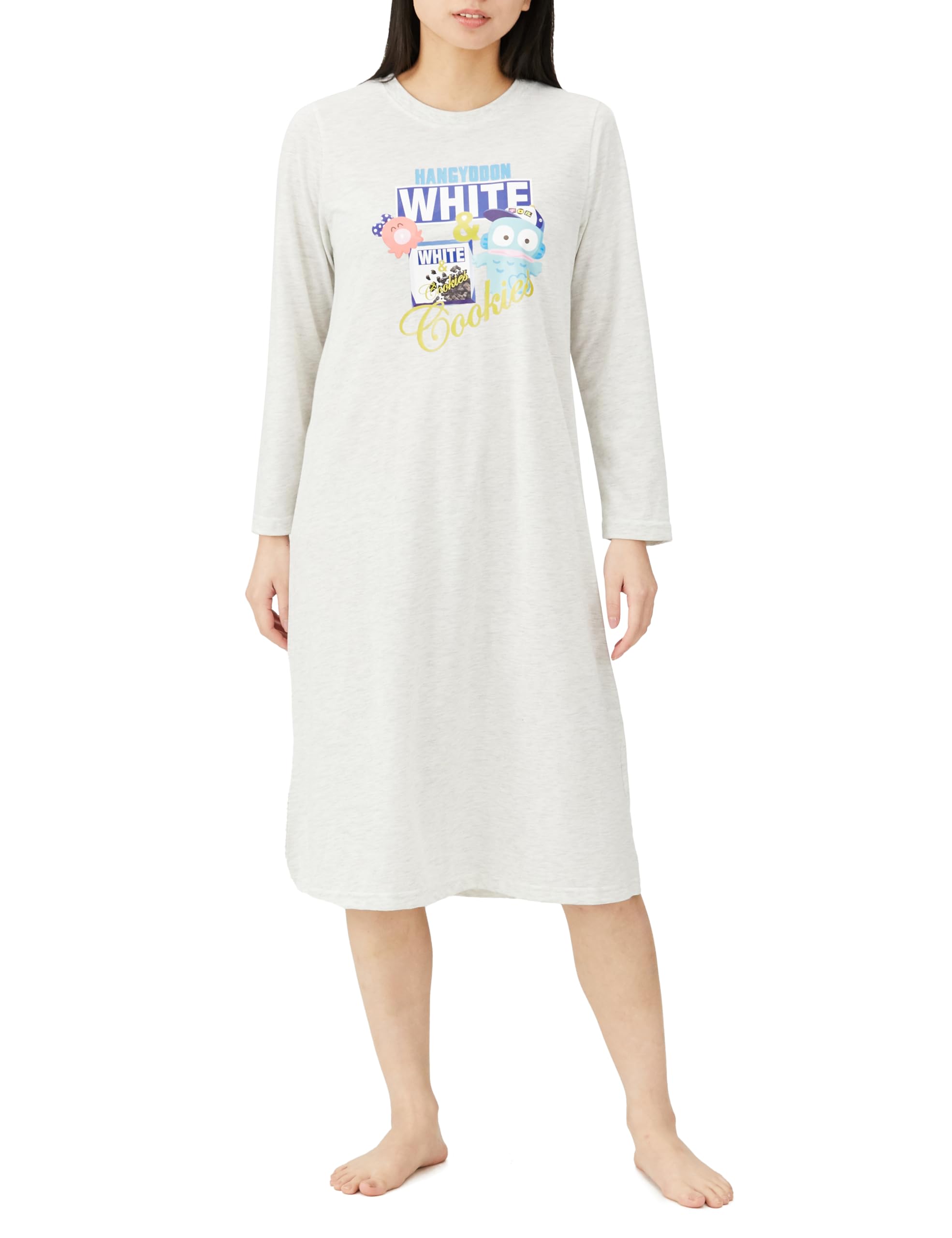 Платье Sanrio Room Tirol Chocolate Hello Long M, Collaboration, Cinnamoroll, Kitty, Roomwear, Dress, Womens, Sleeve, Hangyodon, Gray,
Платье Sanrio Room Tirol Chocolate Hello Long M, Collaboration, Cinnamoroll, Kitty, Roomwear, Dress, Womens, Sleeve, Hangyodon, Gray,