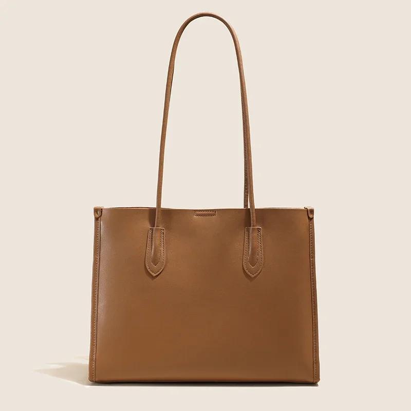 Women s Cow Genuine Leather Large Tote Bags Lady Trend Designer Shoulder Bag Female Designer Luxury Bag Commuter Ladies Handbags 34x11x25cm коричневый
Women s Cow Genuine Leather Large Tote Bags Lady Trend Designer Shoulder Bag Female Designer Luxury Bag Commuter Ladies Handbags 34x11x25cm коричневый