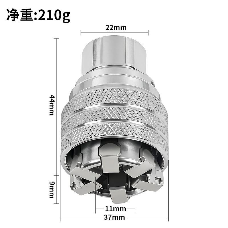 3/8 Inch 10-19mm Adjustable Hex Universal Socket Torque Ratchet Wrench Head Adapter for Mechanic Tools
3/8 Inch 10-19mm Adjustable Hex Universal Socket Torque Ratchet Wrench Head Adapter for Mechanic Tools