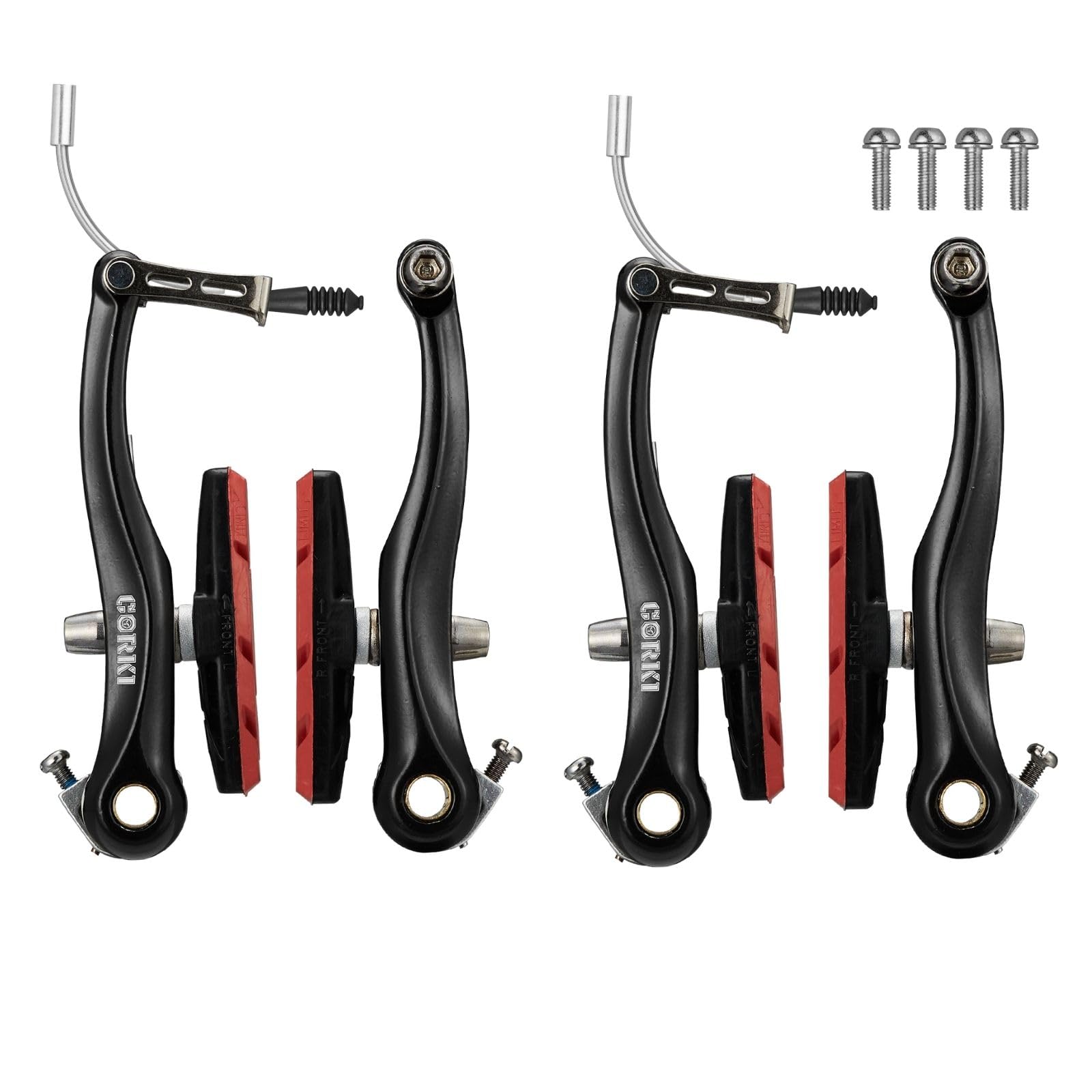 Corki Cycles велосипедный V-образный тормозной комплект алюминиевый линейный горный велосипедный V-образный тормозной комплект передние и задние 2 пары 70 мм тормозных колодок - - (Черный Красный)
Corki Cycles велосипедный V-образный тормозной комплект алюминиевый линейный горный велосипедный V-образный тормозной комплект передние и задние 2 пары 70 мм тормозных колодок - - (Черный Красный)