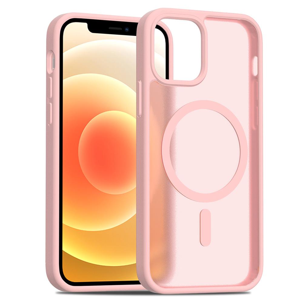 For iPhone 12 Pro/12 Case Compatible with MagSafe TPU Frame Acrylic Back Phone Cover Skin Touch Pink
For iPhone 12 Pro/12 Case Compatible with MagSafe TPU Frame Acrylic Back Phone Cover Skin Touch Pink