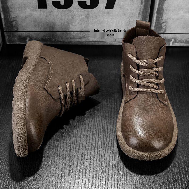 Men s Retro Leather Martin Boots - Autumn/Winter, Durable Mid-Top Short Boots, Workwear-Style. 39
Men s Retro Leather Martin Boots - Autumn/Winter, Durable Mid-Top Short Boots, Workwear-Style. 39
