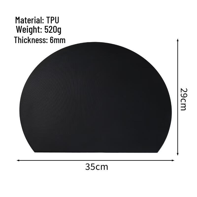 ZISHI Food-Grade TPU Cutting Board, Double-Sided, Large D-Shape
ZISHI Food-Grade TPU Cutting Board, Double-Sided, Large D-Shape