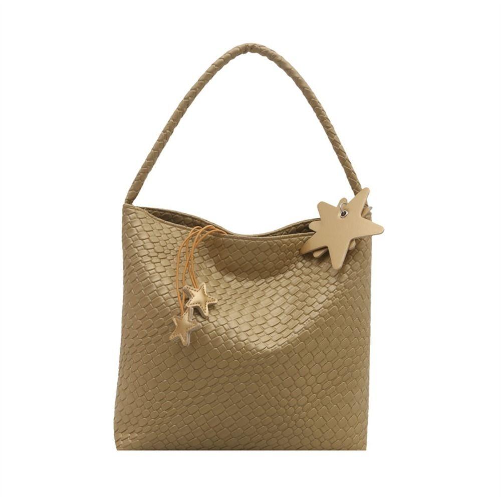 Large Capacity Weave Tote Bag Bucket Bag Silver Shoulder Bag Simple Pu Handbag Travel хакі
Large Capacity Weave Tote Bag Bucket Bag Silver Shoulder Bag Simple Pu Handbag Travel хакі