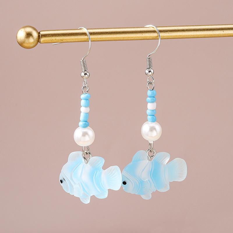 2025 New Clownfish Starfish Pendent Earrings for Women Bohemia Handmade Beads Beach Earrings Delicate Summer Jewelry Gifts синий
2025 New Clownfish Starfish Pendent Earrings for Women Bohemia Handmade Beads Beach Earrings Delicate Summer Jewelry Gifts синий