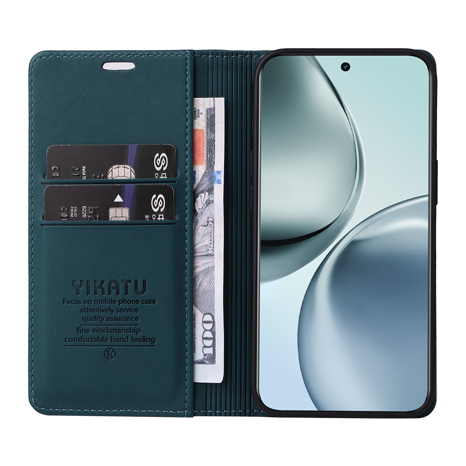 Чохол для телефону Realme 14 Pro+ 5G з магнітною застібкою YIKATU та штучною шкірою Green
Чохол для телефону Realme 14 Pro+ 5G з магнітною застібкою YIKATU та штучною шкірою Green